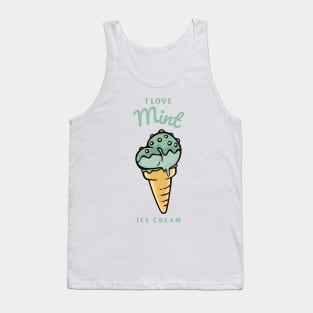 I Love Mint Ice Cream Tank Top